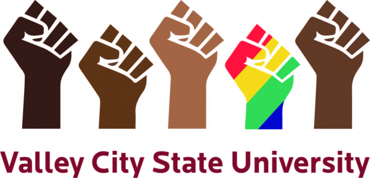 Valley City State University Diversity and Inclusion racial justice logo